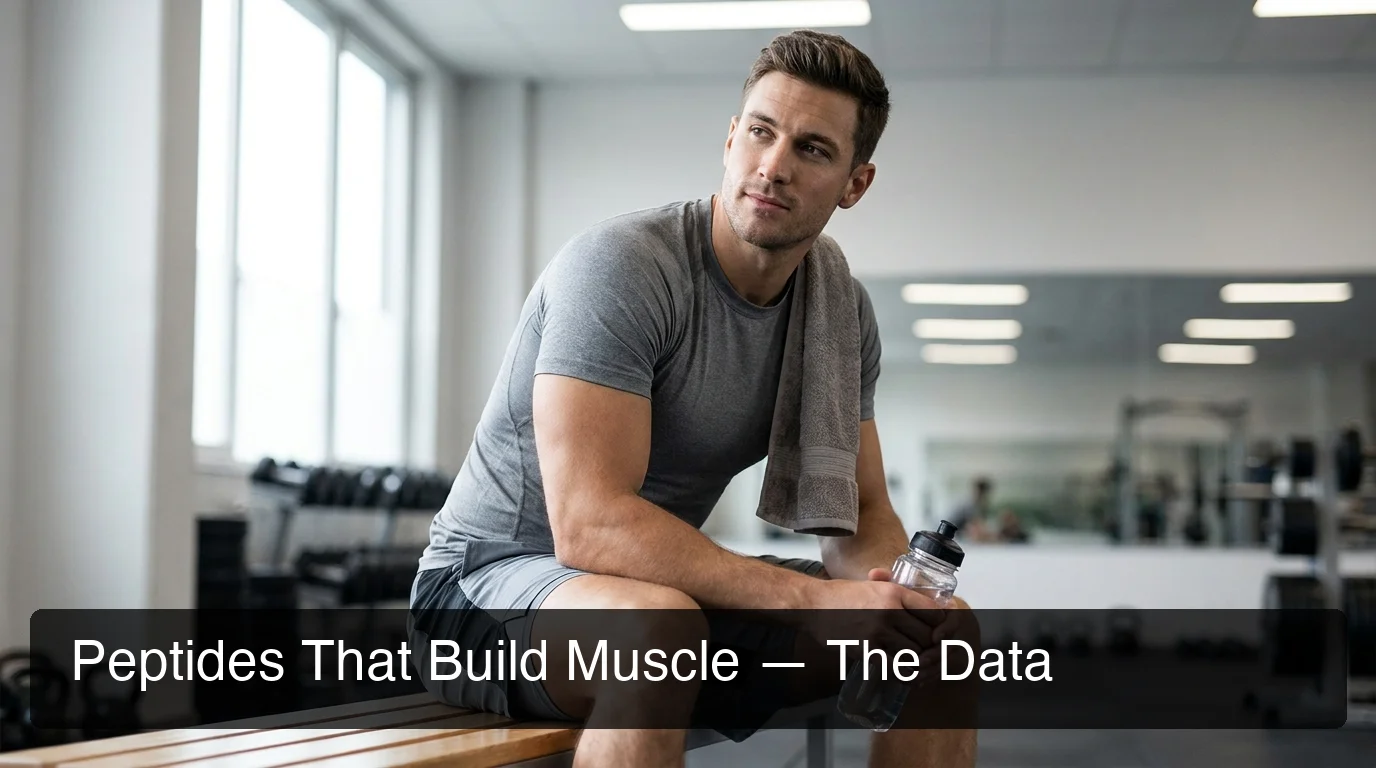 PeptideIQ muscle building peptides guide comparing top compounds by mechanism, dosing, and clinical evidence