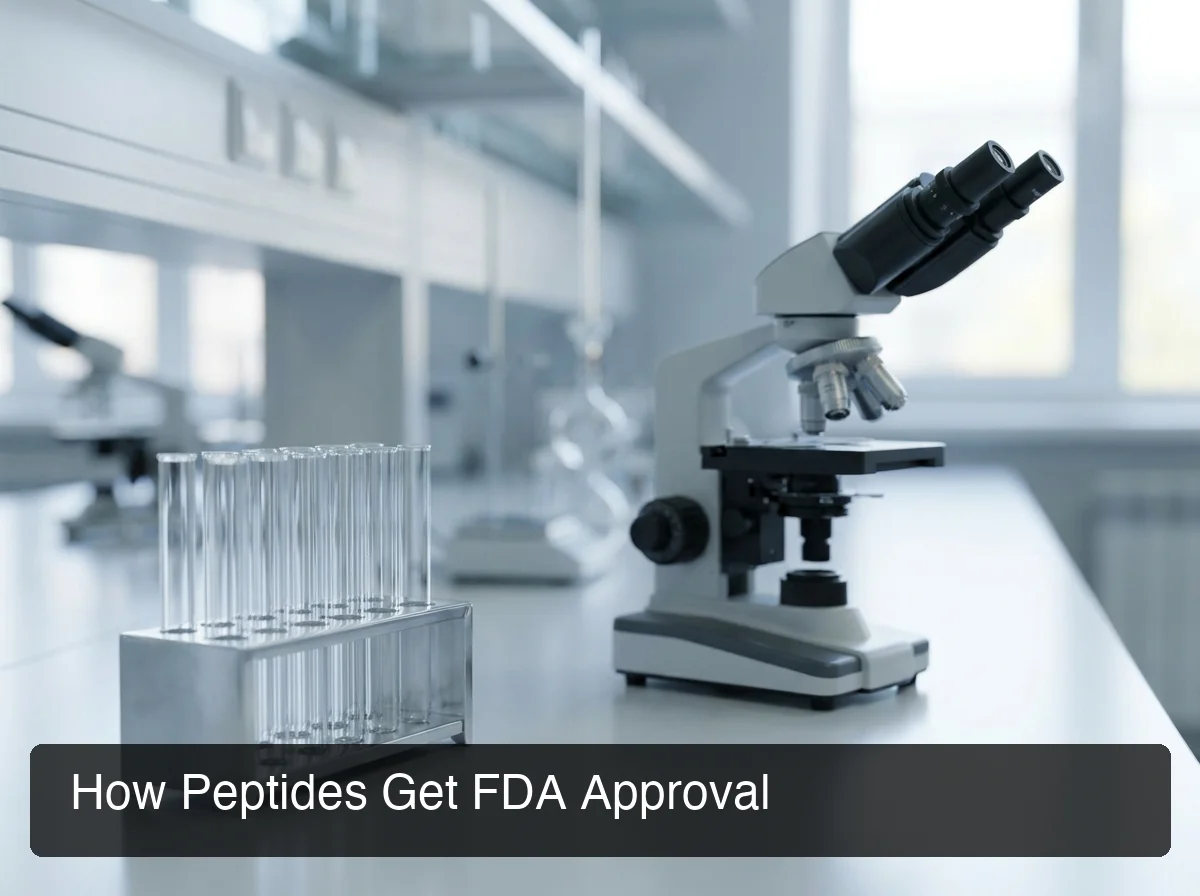 How peptides get FDA approval — laboratory research and clinical testing