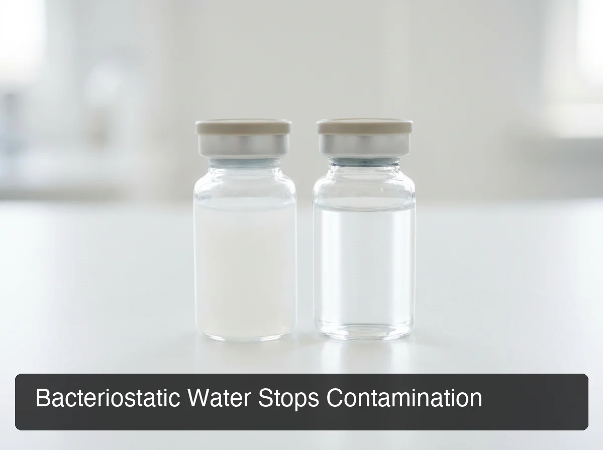 Bacteriostatic water vs sterile water for bac water for peptides contamination prevention