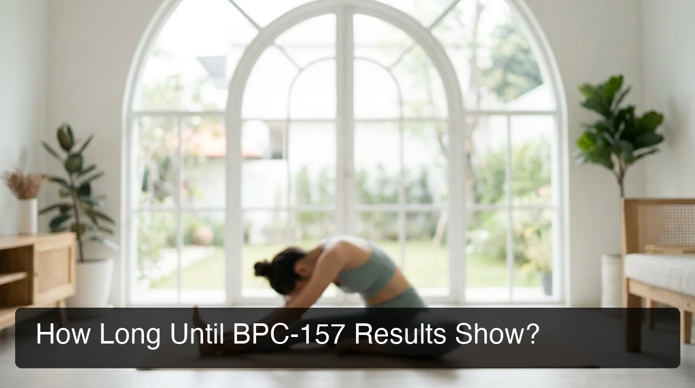 BPC-157 recovery and healing timeline showing progression of results across weeks of protocol use