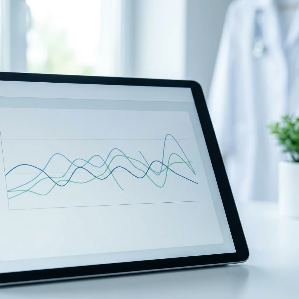 PeptideIQ biomarker tracking dashboard for epitalon and ghk peptide longevity stacks