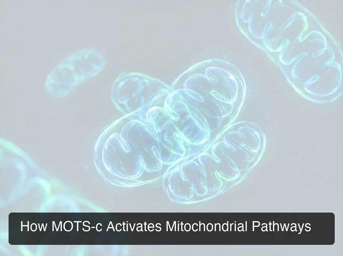 MOTS-c peptide mitochondrial signaling and AMPK activation pathway